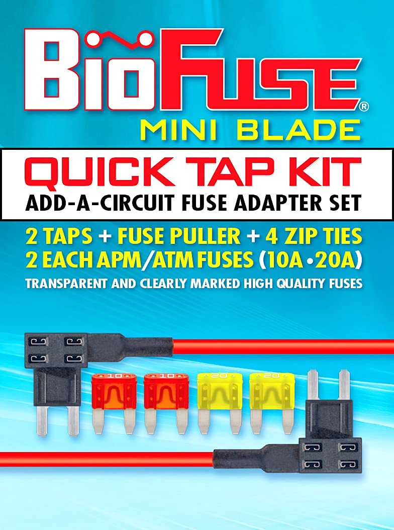 BioFuse 20A yellow fuse designed for higher current accessory extensions