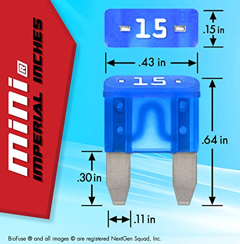 BioFuse 5A tan fuse for compact automotive protection near accessories
