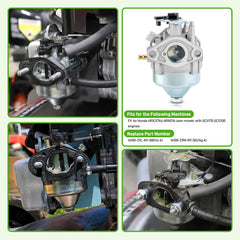 BioLion air filter with carburetor shows clean air path for smoother engine performance.