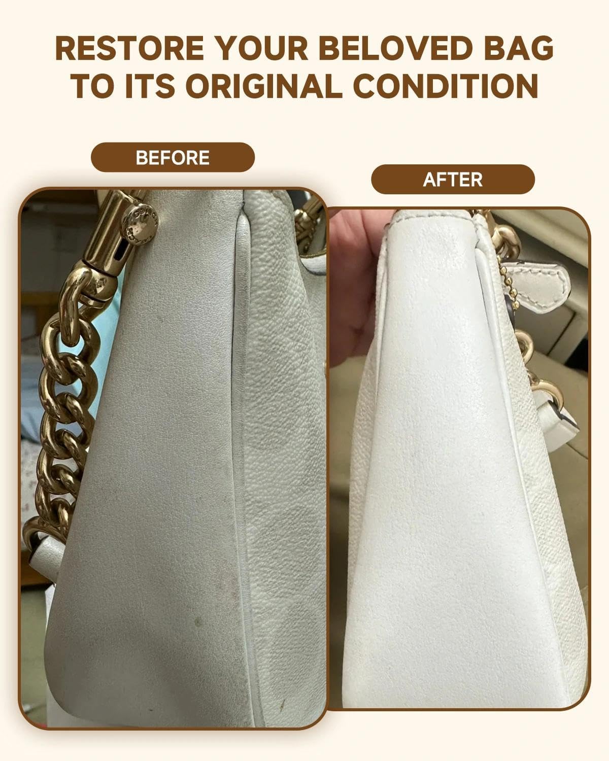 BIOOICH leather cleaning sponge lifts grime without harsh scrubbing.