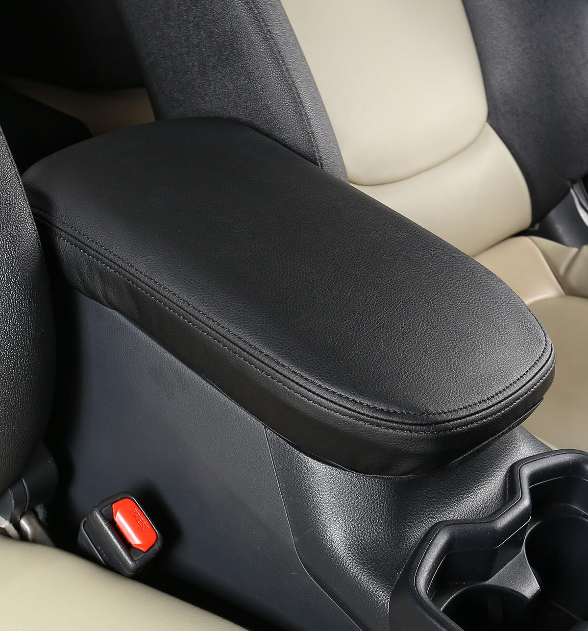 Birbenben armrest cover for Toyota RAV4 with mini brush keeps interior clean