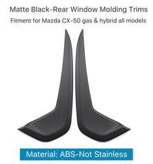 Birbenben ABS matte black trim molding profile provides precise fit along weather strips.