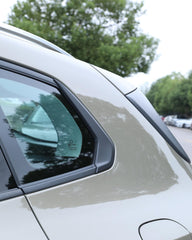 Birbenben CX-50 rear window trim molding in matte black enhances exterior finish.