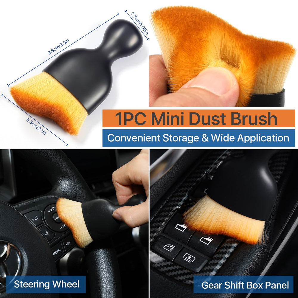Birbenben leather center console pad protects the RAV4 console surface