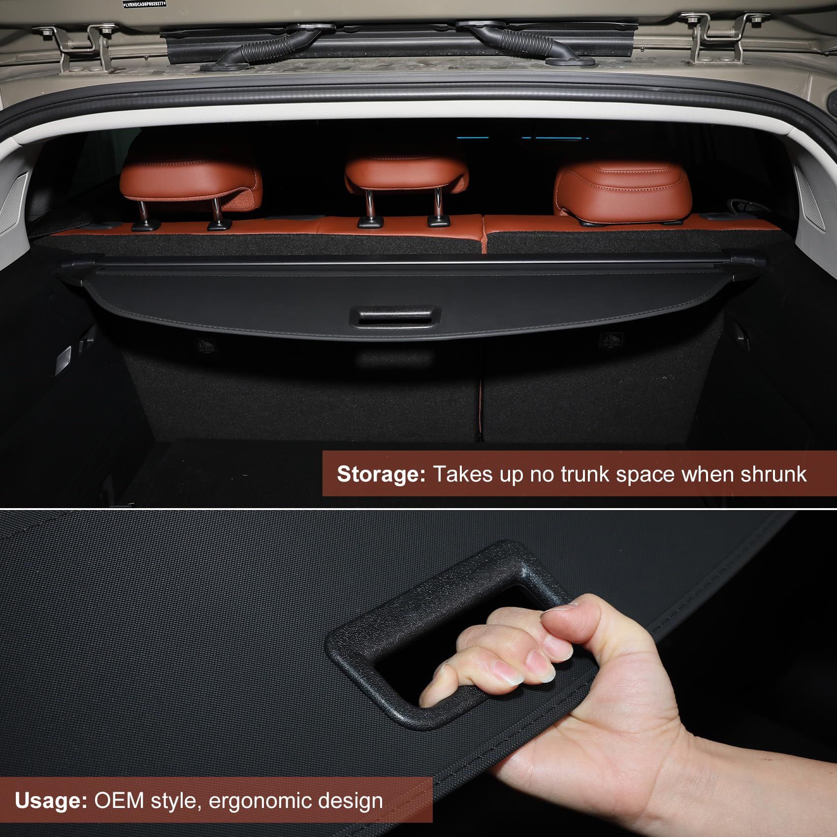 Birbenben UV-resistant canvas trunk cover for Mazda CX-50, guards against sun damage