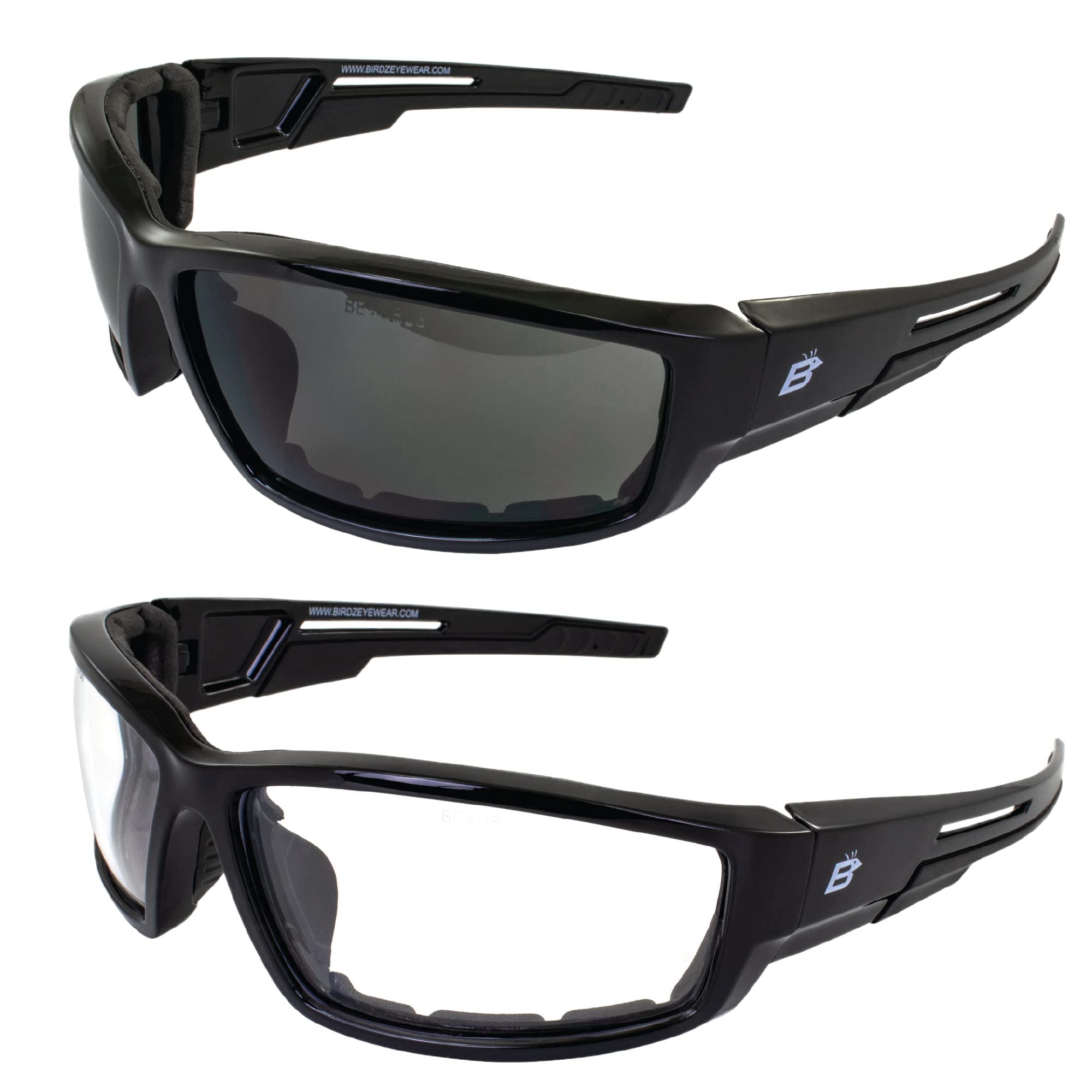 Birdz Swoop night clear lenses for nighttime riding visibility