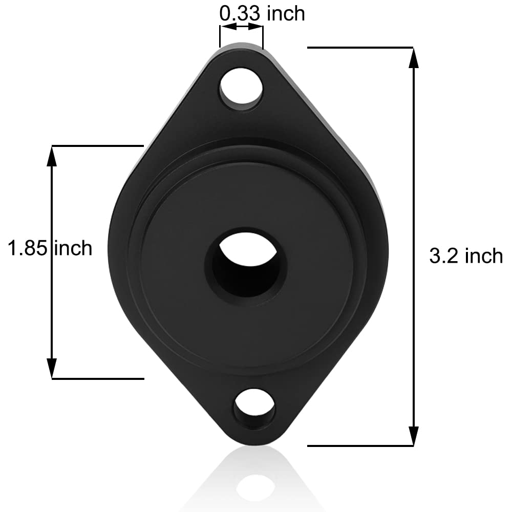 Bisrollnaa black anodized 6061 aluminum exhaust seal installer for durable use.