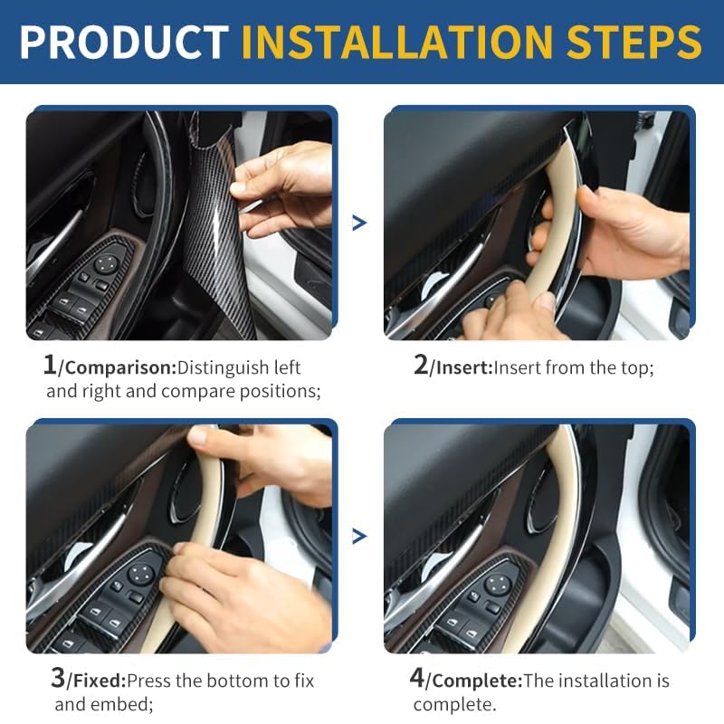 BJchiwu easy installation without removing the door panel.