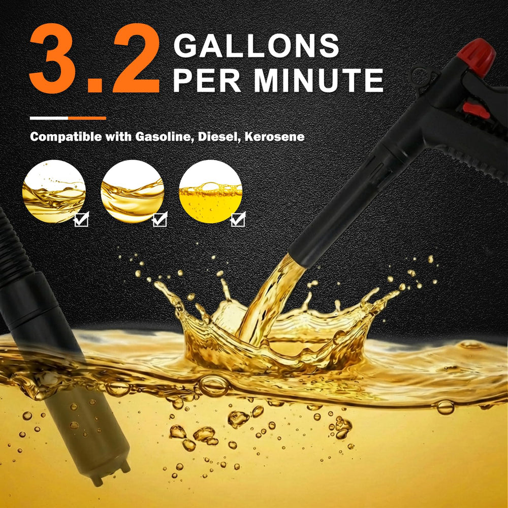 BJFFN Gas Pump Battery-Powered operates on AA batteries for cordless convenience.