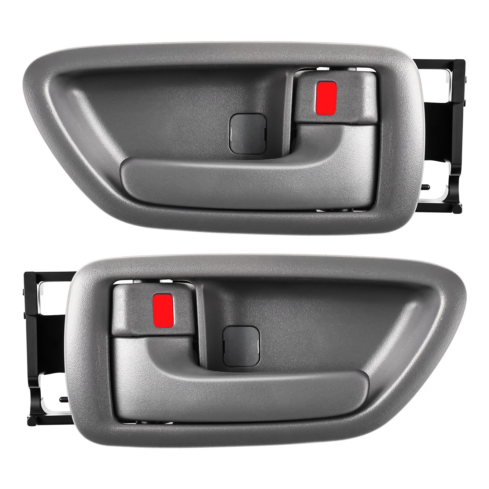 BJYXSHOP gray interior door handle for Toyota Sequoia, front-left view, durable direct replacement.