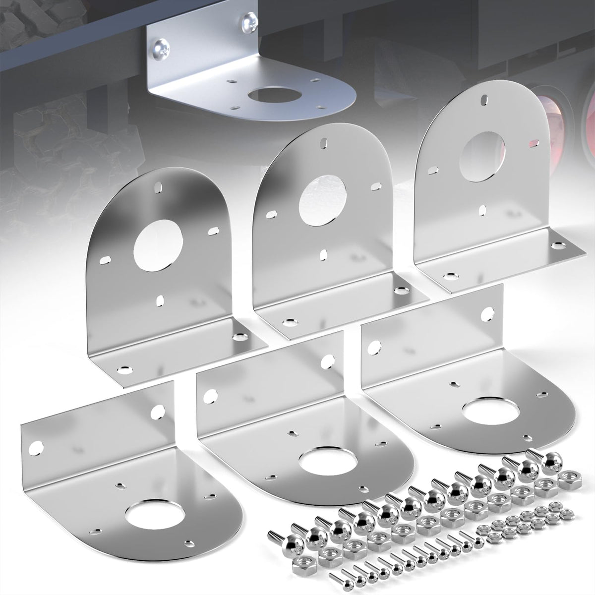 BJZ Watermelon bracket side mount for flexible underglow installation.