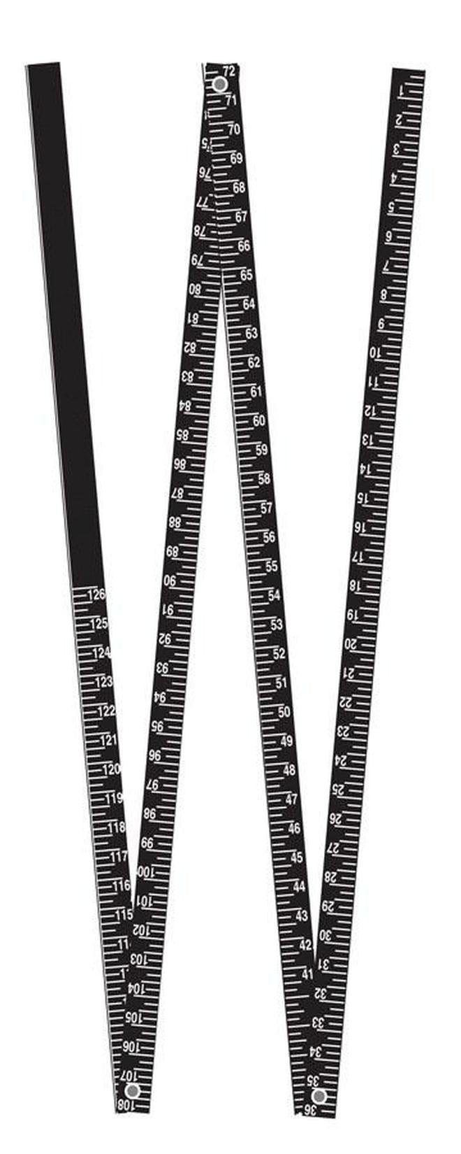 B&K Tank oil tank measuring stick four-fold extended to 126 inches for quick fuel level estimates