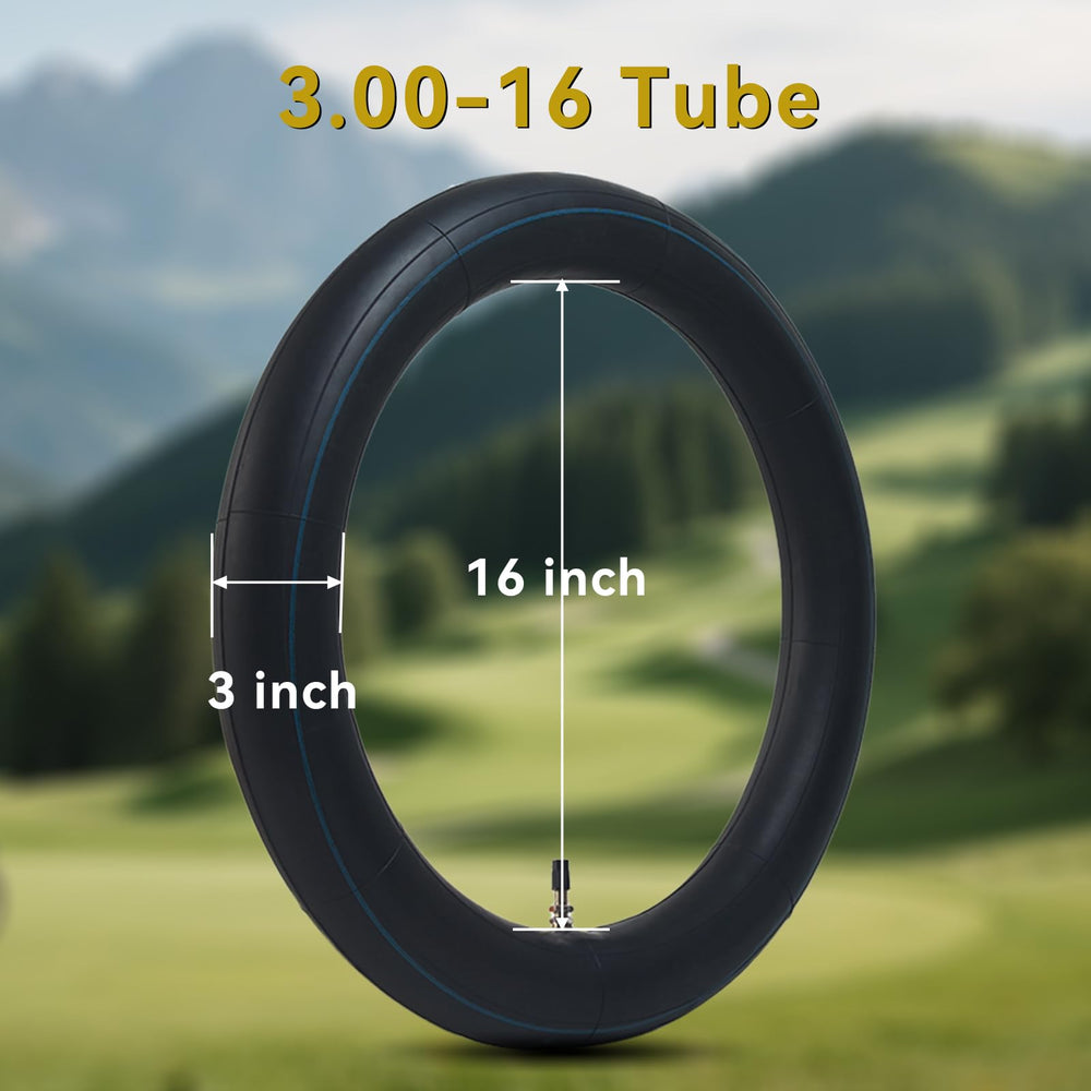 BKBNSJ 90/100-16 inner tube suited for rugged off-road riding.