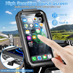 BKNOOU anti-shake silicone base prevents wobble on rough roads.