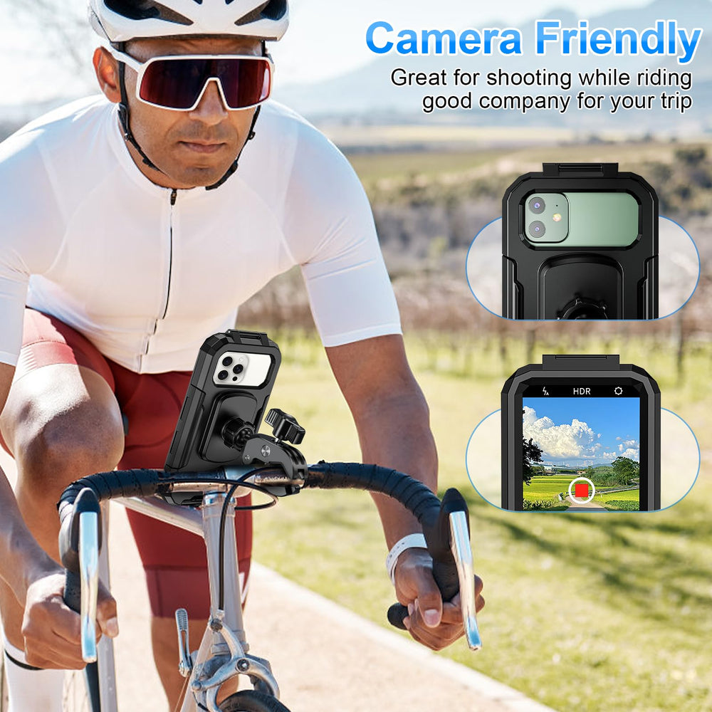 BKNOOU charging cap access design enables charging while mounted.