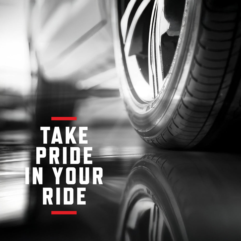 Black Magic Tire Wet Spray dries within 30 minutes for a professional finish.