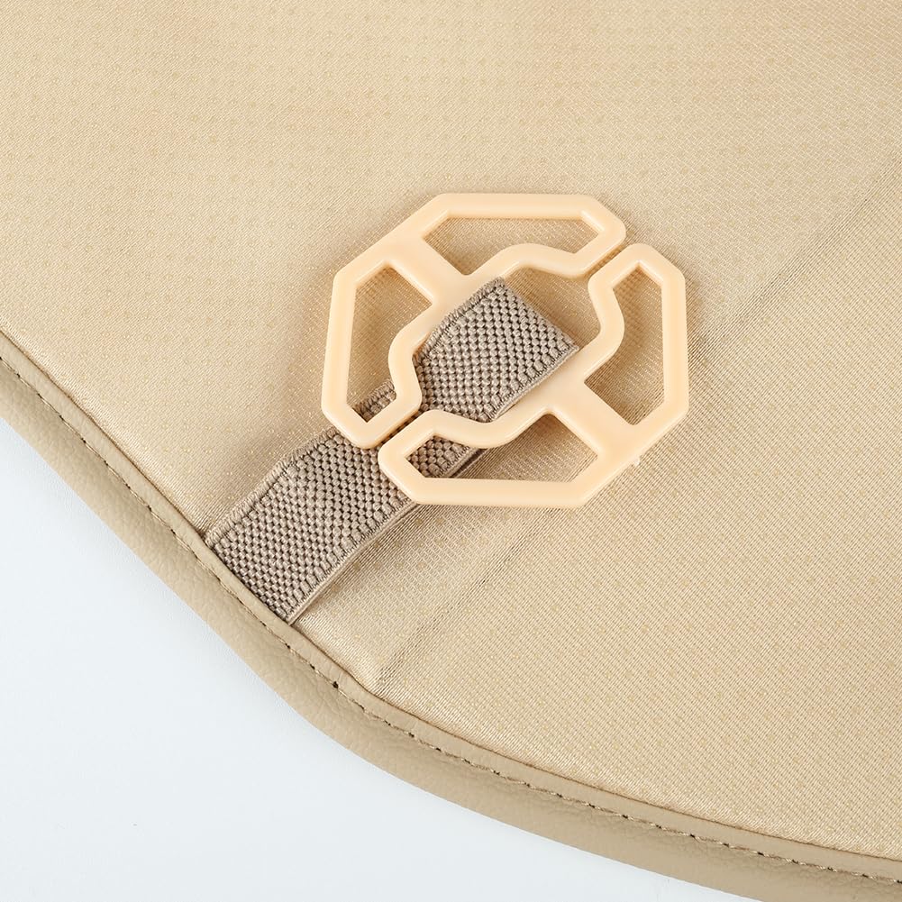 Black Panther durable chucks and hooks secure the seat cover firmly.