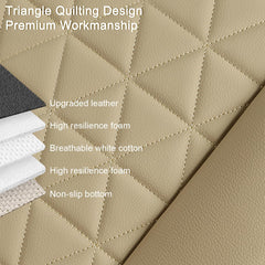 Black Panther triangle quilted detail adds stylish texture and extra cushioning.