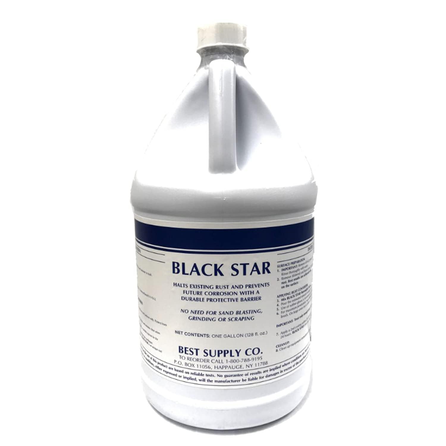 BLACK STAR MRO Chem Rust Converter brush-application demonstrates easy coverage on metal.