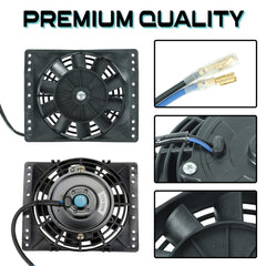 BLACKHORSE-RACING 650 CFM maximum airflow for strong cooling.
