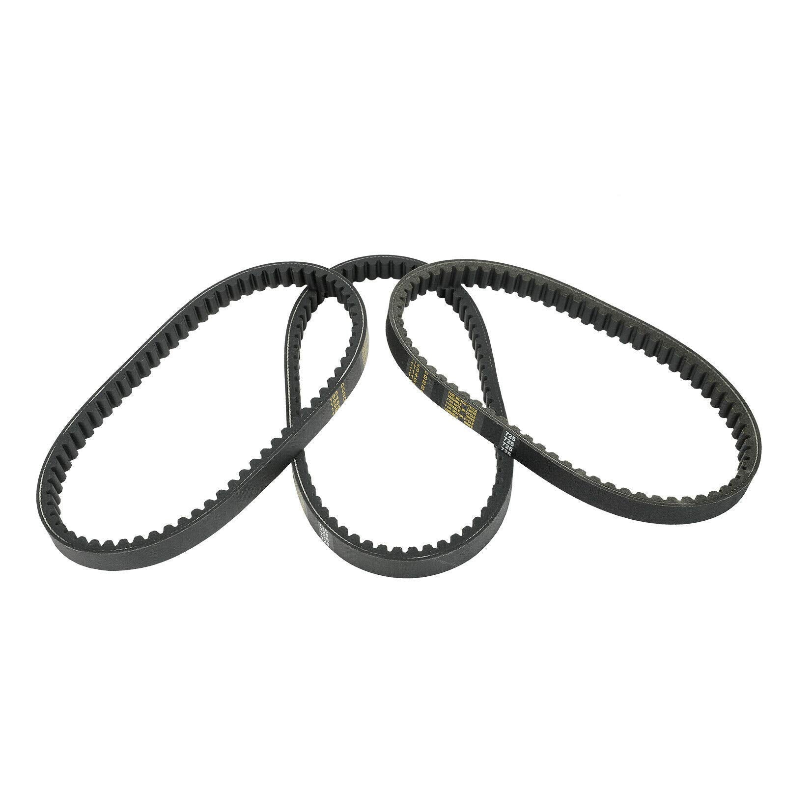 BLACKHORSE-RACING 725 belt on a go-kart shows a precise, snug fit