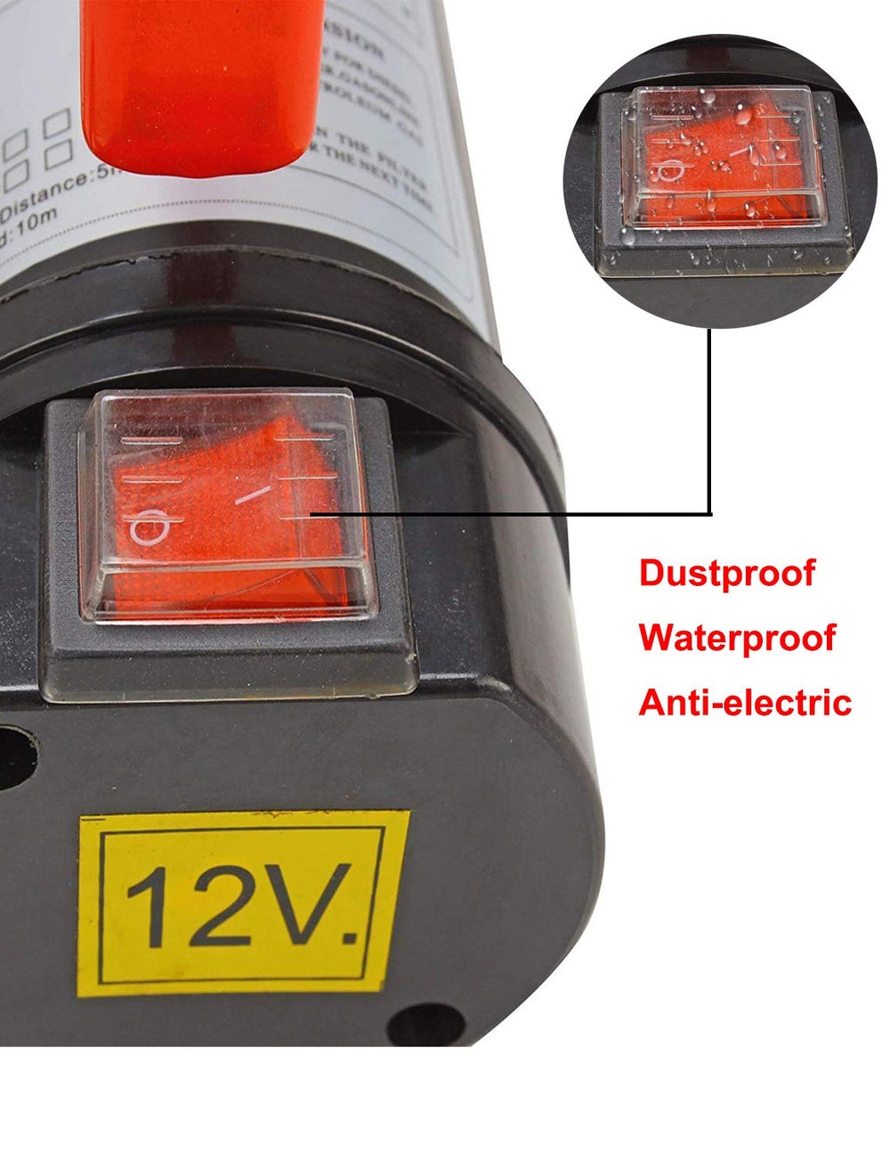 BLACKHORSE-RACING 12V battery connectors enable vehicle-based operation.