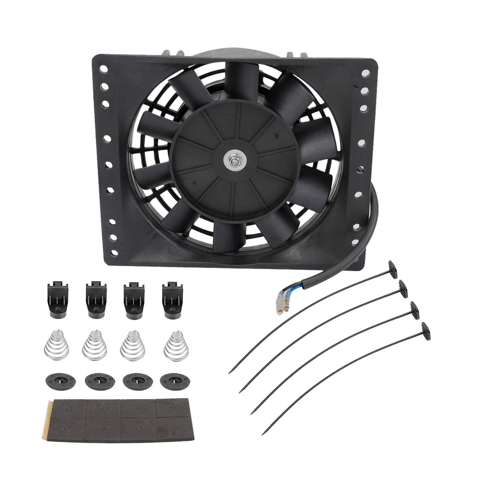 BLACKHORSE-RACING durable plastic construction resists heat and corrosion.