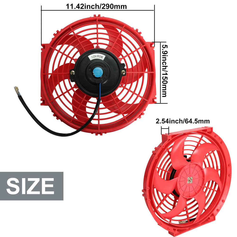 BLACKHORSE-RACING up to 800 CFM for efficient cooling.