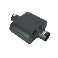 BLACKHORSE-RACING oval 4x9 muffler body highlights compact design