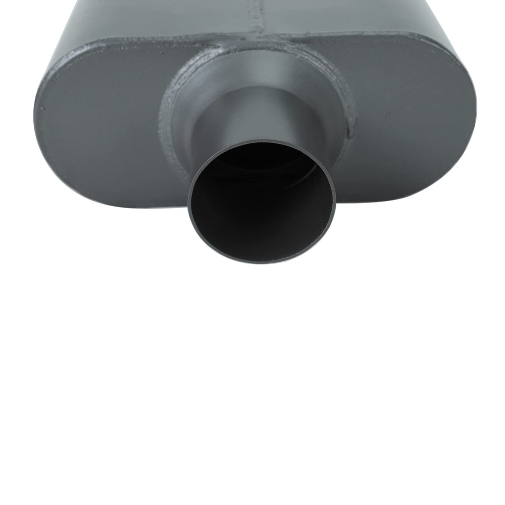 BLACKHORSE-RACING muffler offers deep, aggressive sound profile cue