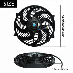 BLACKHORSE-RACING push-pull reversible system demonstrates versatile cooling in tight spaces.