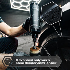 Blackline Blackout no-sling formula dries clean with no sling onto paint.