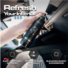 Blackline Dark Ice inside car interior refreshing cabin air.