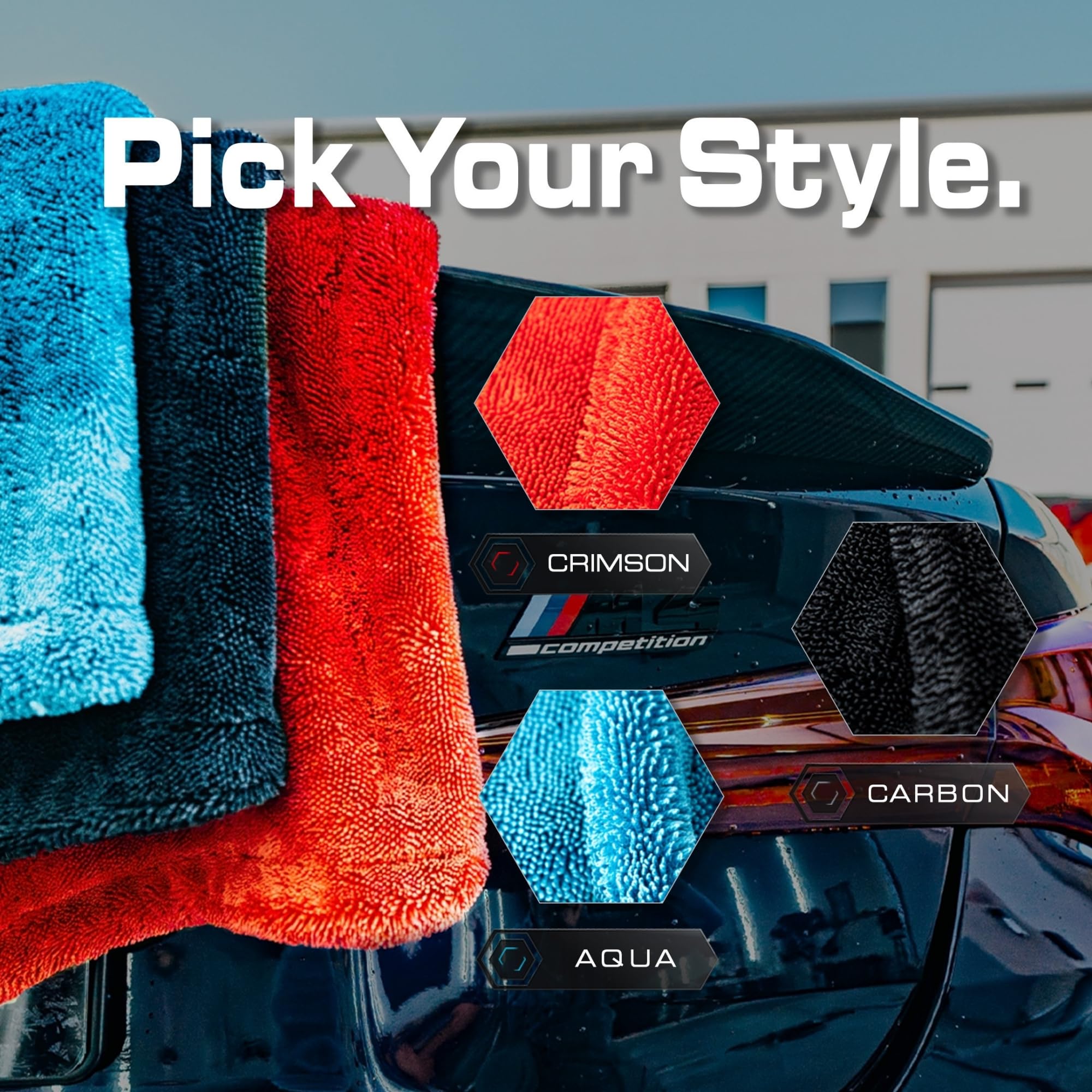 Blackline microfiber is built for speed, efficiency, and reuse.