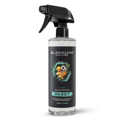 Blackline Reset bottle spray action for a fresh cabin aroma.