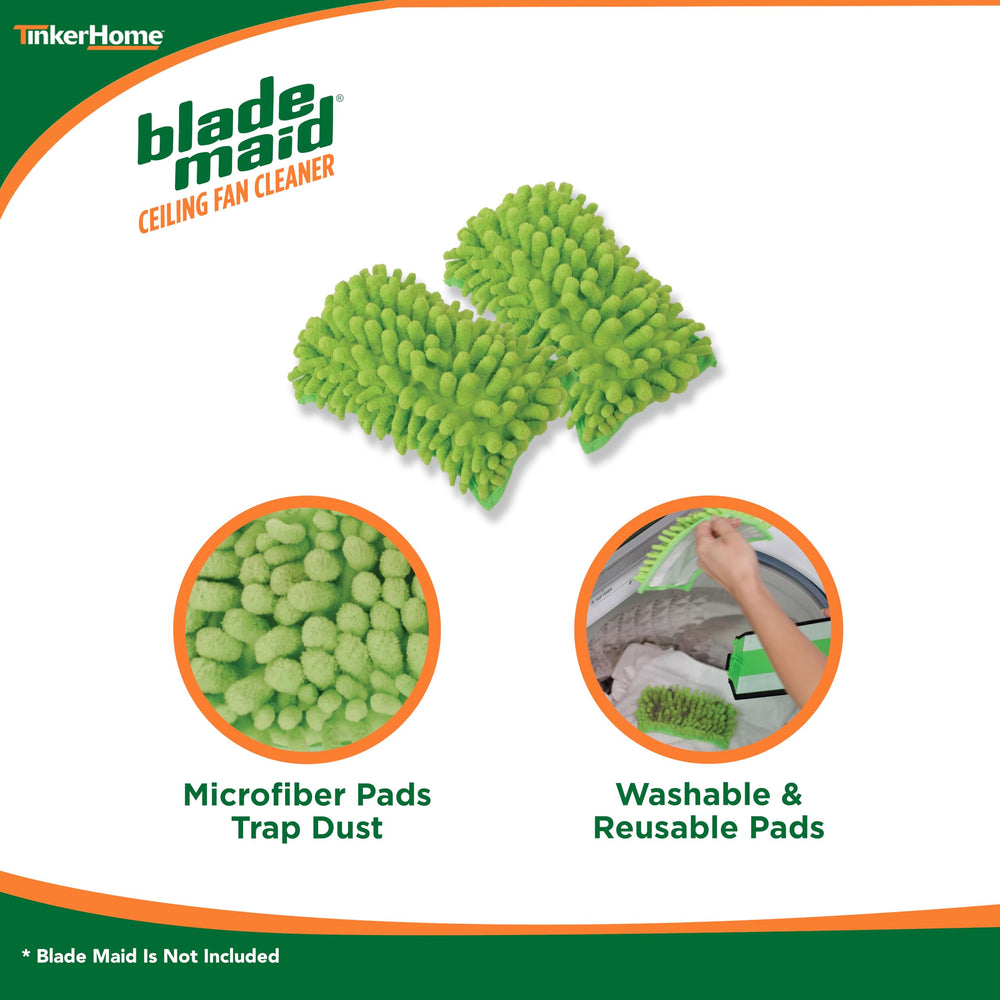 Blade Maid all-purpose cleaning pads work with cleaners, polishes, or sprays for versatile use.