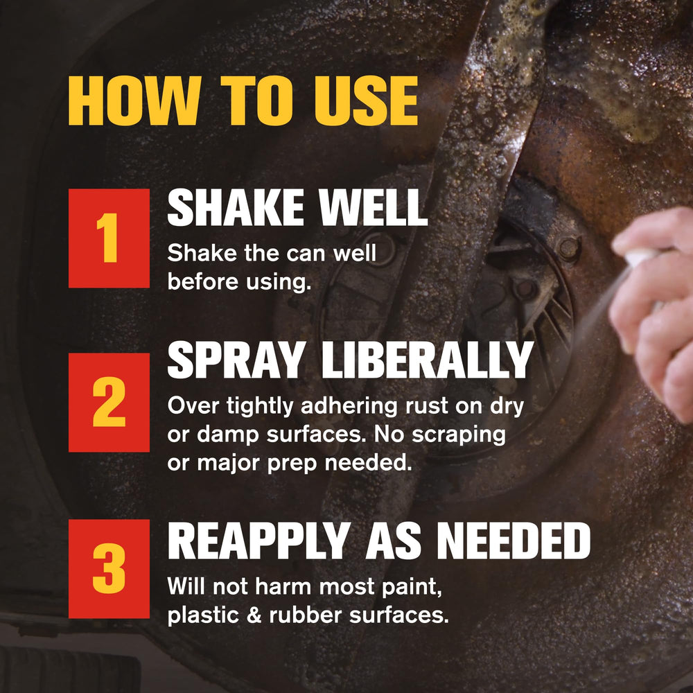Blaster Surface Shield spray on undercarriage touching metal areas near plastics and wiring.