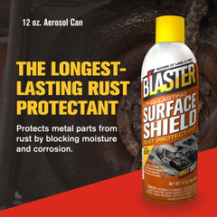 Blaster Surface Shield demonstrates a uniform spray pattern for even coating.