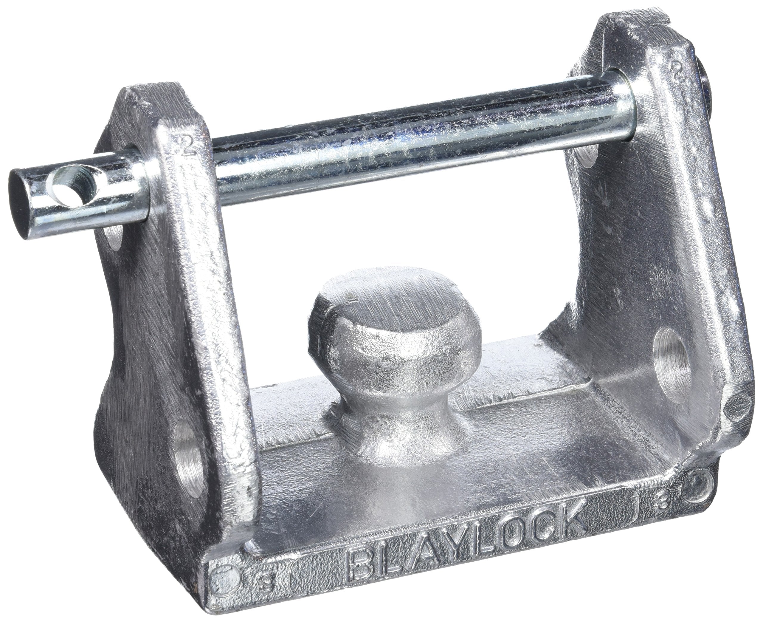 Blaylock American Metal TL-33 lock overview shows universal compatibility on trailer couplers.