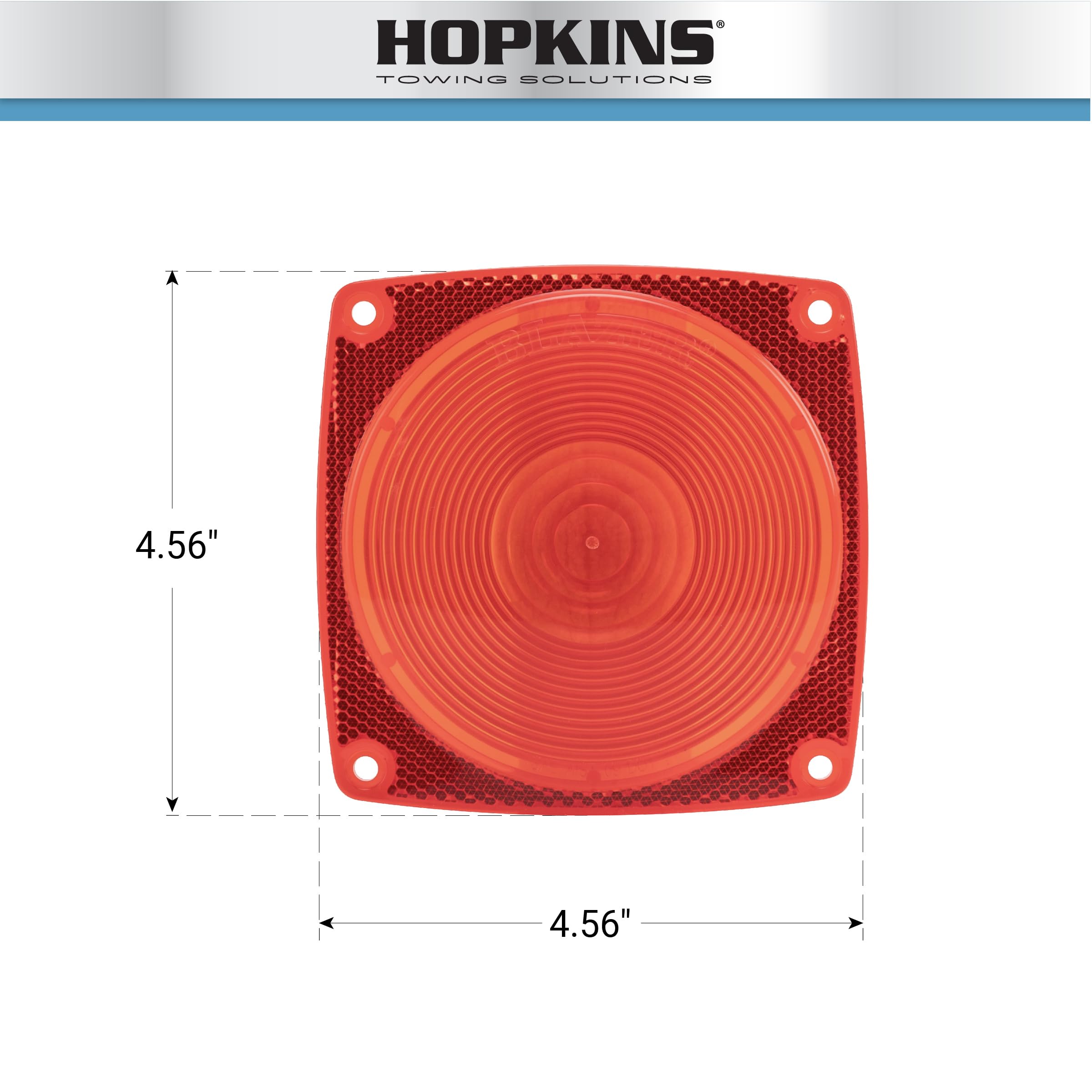 Red lens compatible with Blazer rear light assemblies.