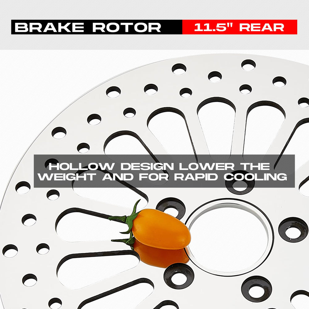 Mirror-polished BLCYANUE rotor surface for Harley display