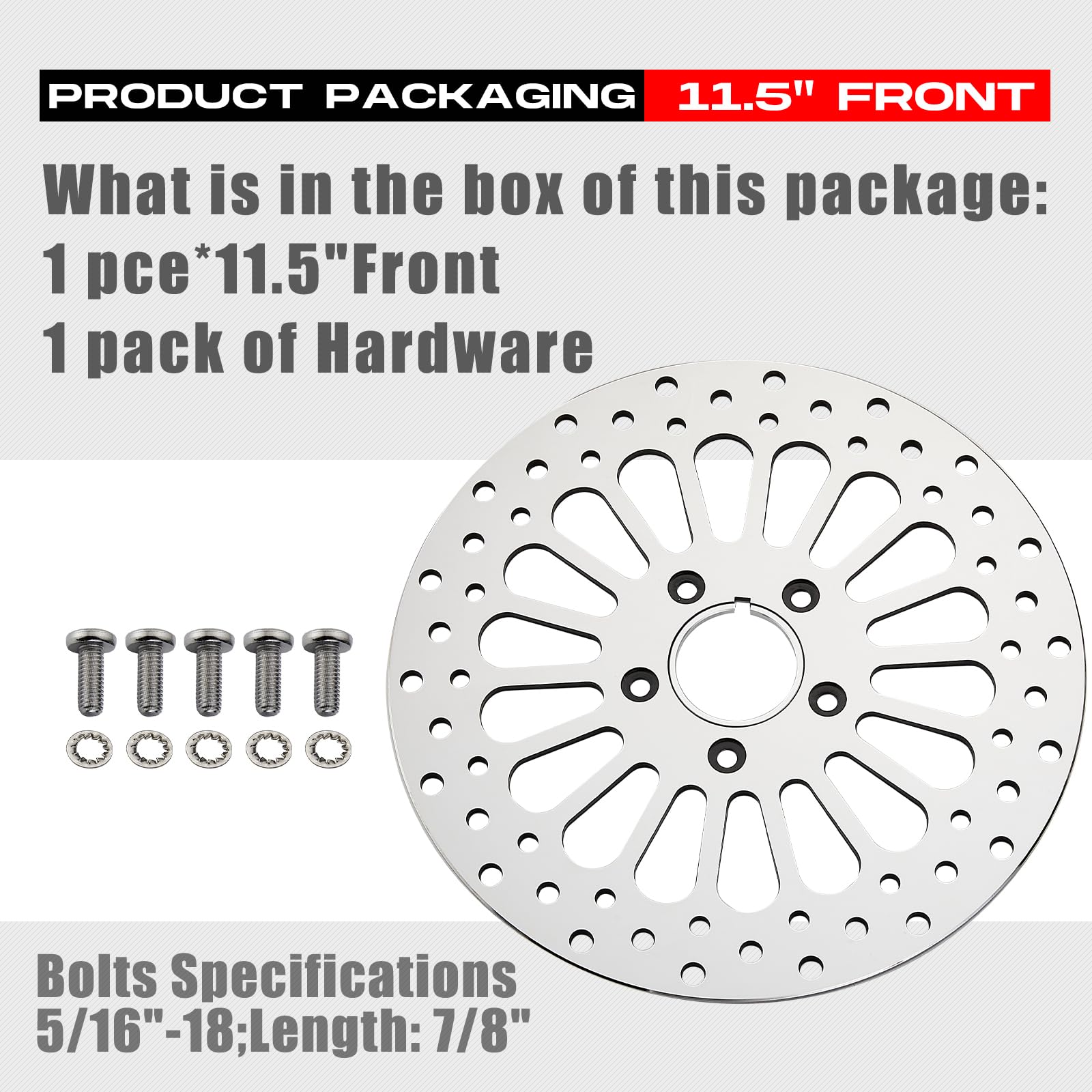 Harley brake rotor designed for vibration resistance and smooth stopping.