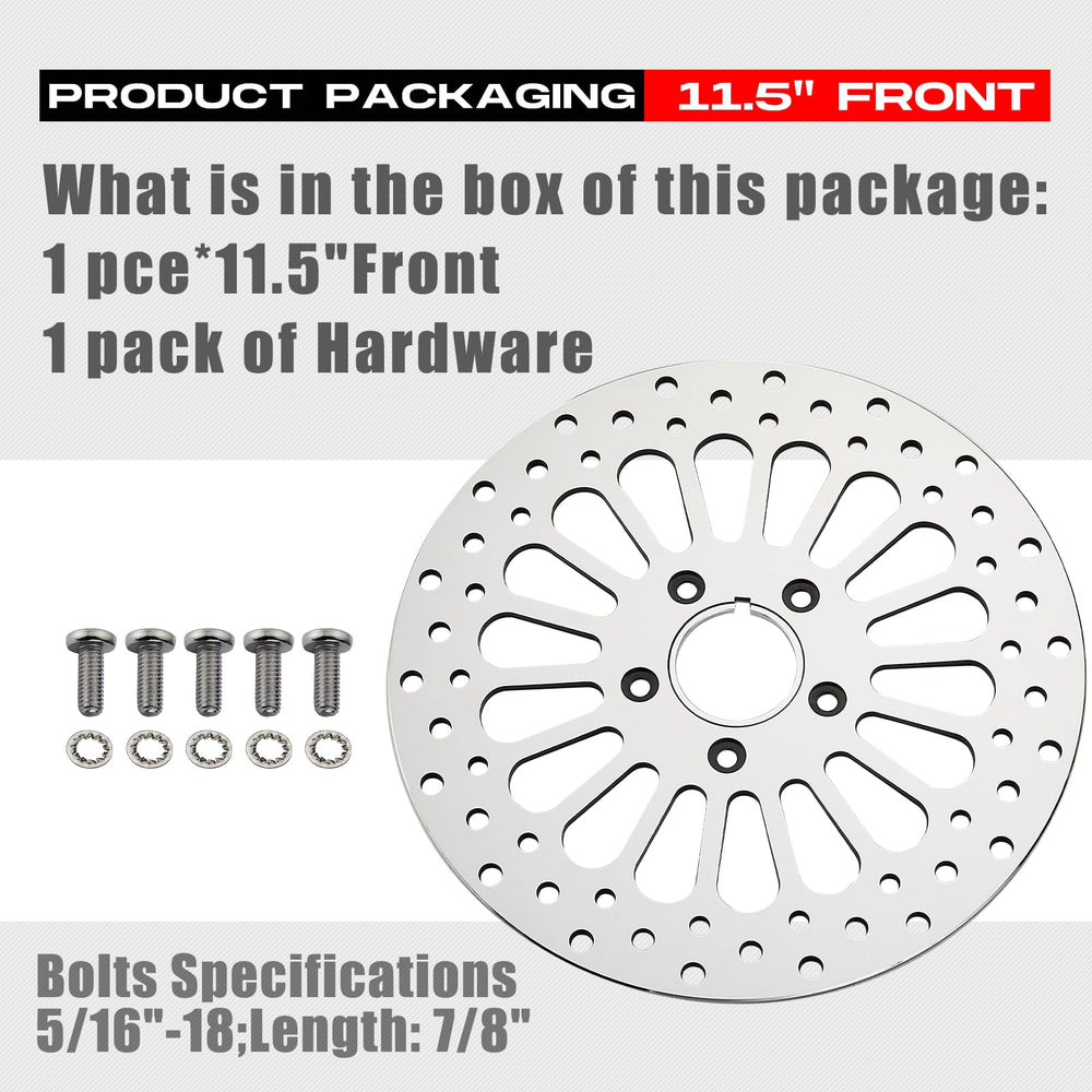 Harley brake rotor designed for vibration resistance and smooth stopping.