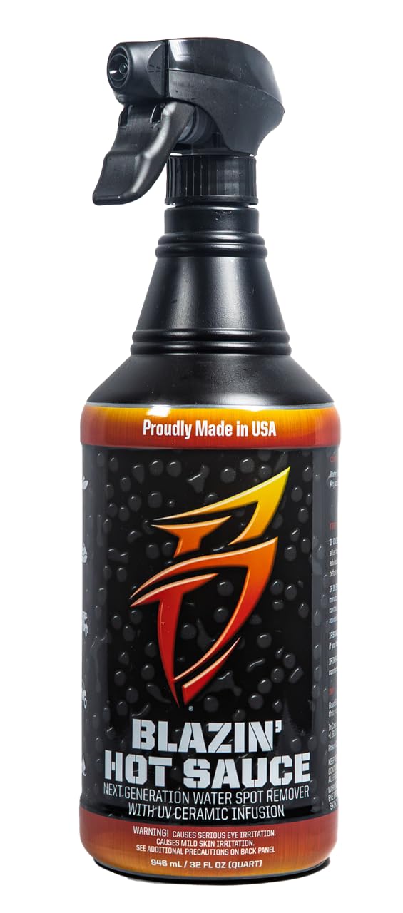 Bling Sauce Blazin' Hot Sauce bottle for boats with marine care