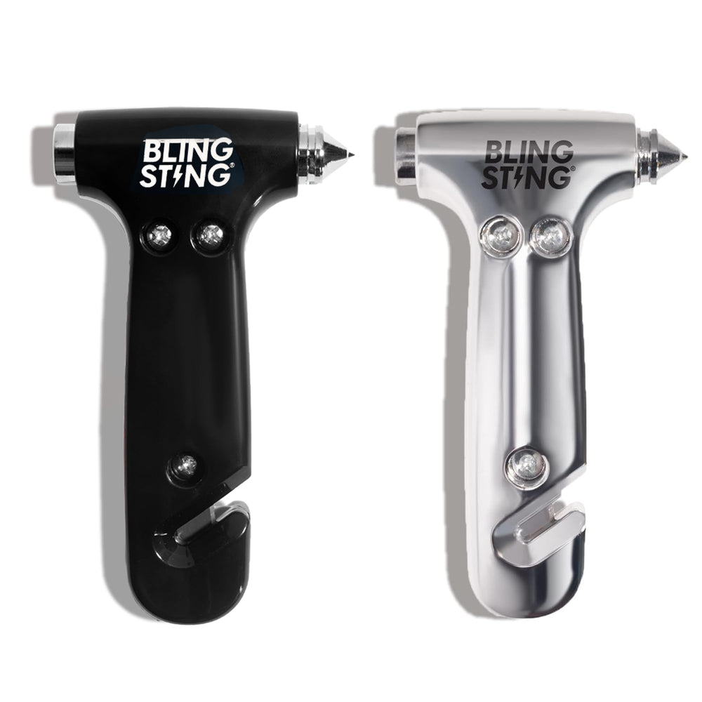 BLINGSTING Glammer escape hammer with carbide tip for emergency window breakage
