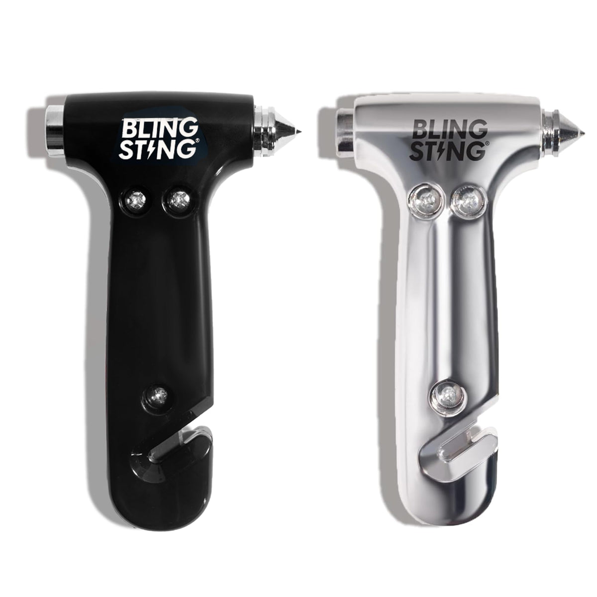 BLINGSTING Glammer escape hammer with carbide tip for emergency window breakage