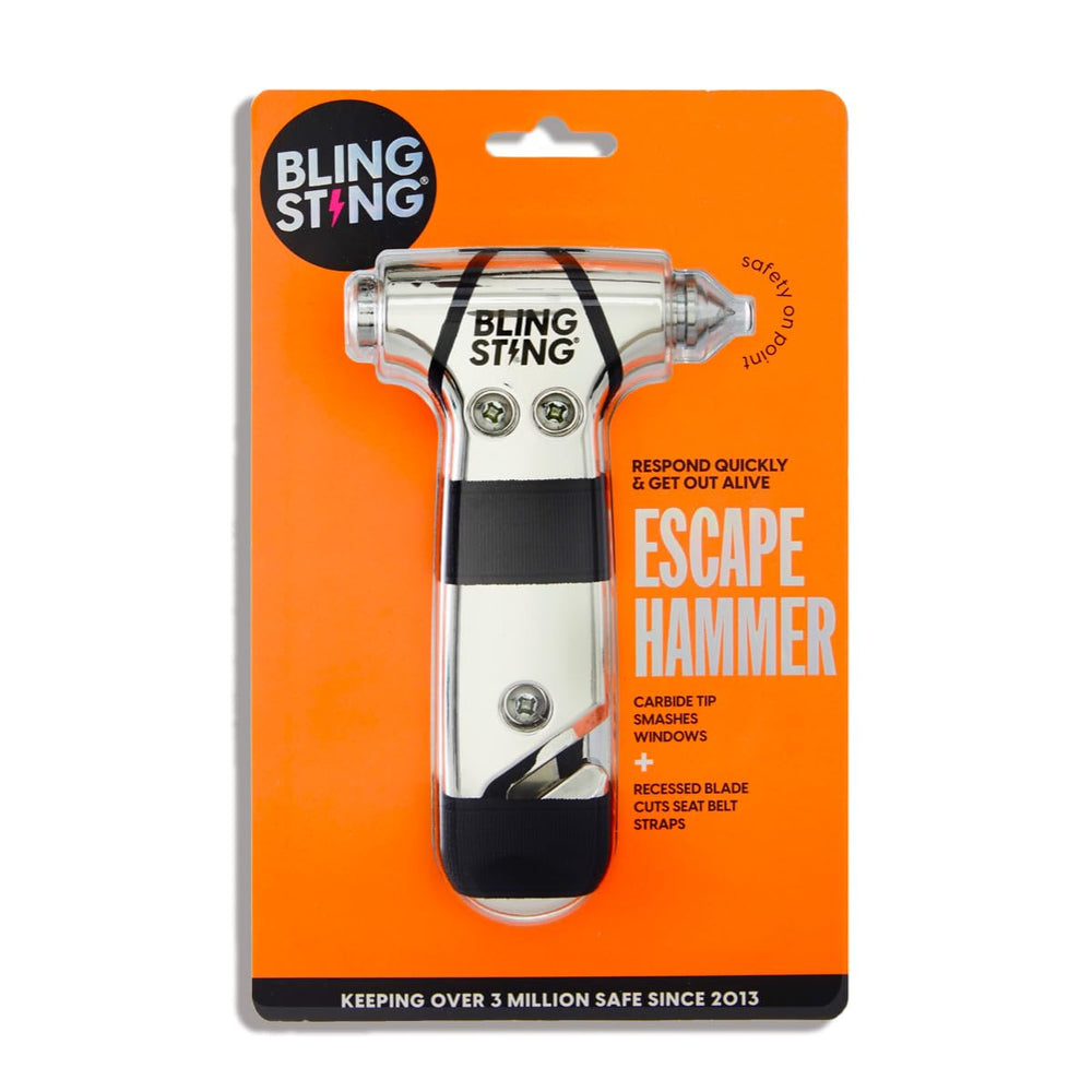 BLINGSTING seatbelt cutter for quick, clean vehicle belt release