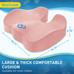 BlissTrends cushion non slip bottom stays in place on chairs
