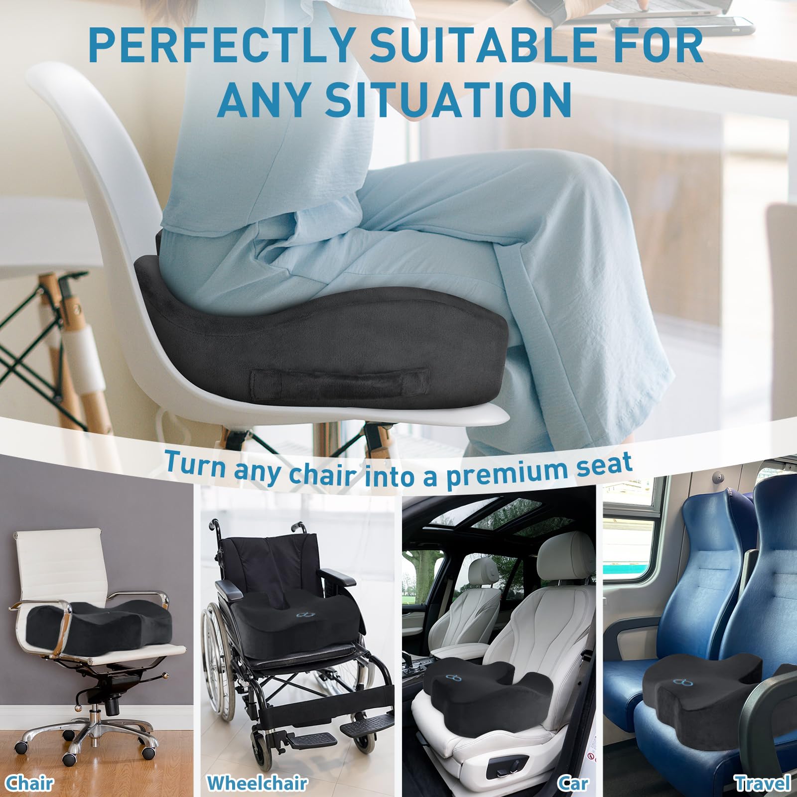 BlissTrends office use cushion ideal for desk bound workdays