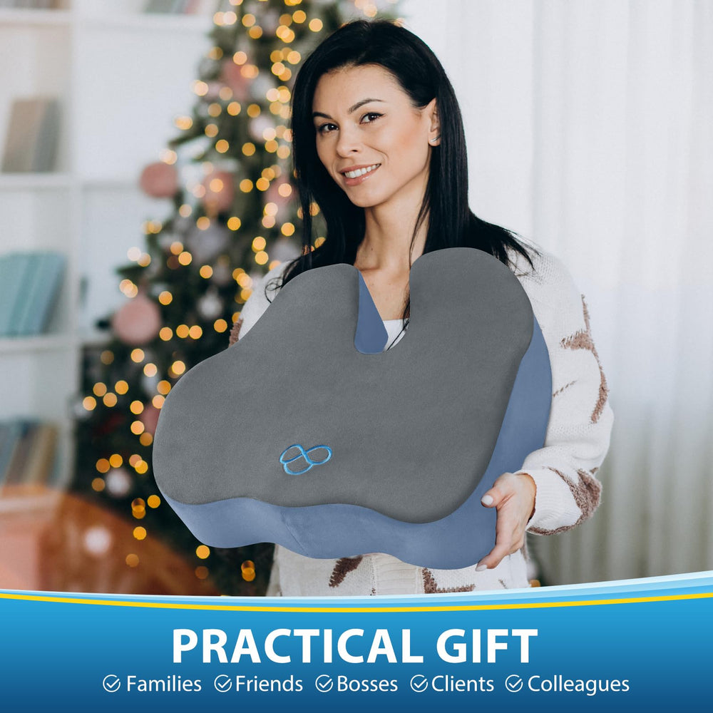 BlissTrends seat cushion removable velvet cover is machine washable